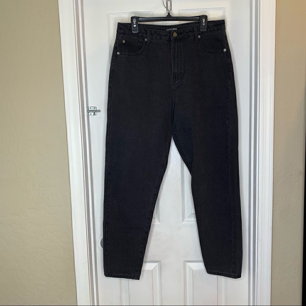 Fashion Nova Black High Rise Jeans Size 13
